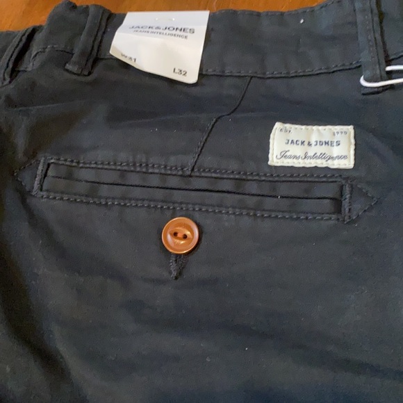 NWT Jack and Jones black pants - Picture 3 of 6